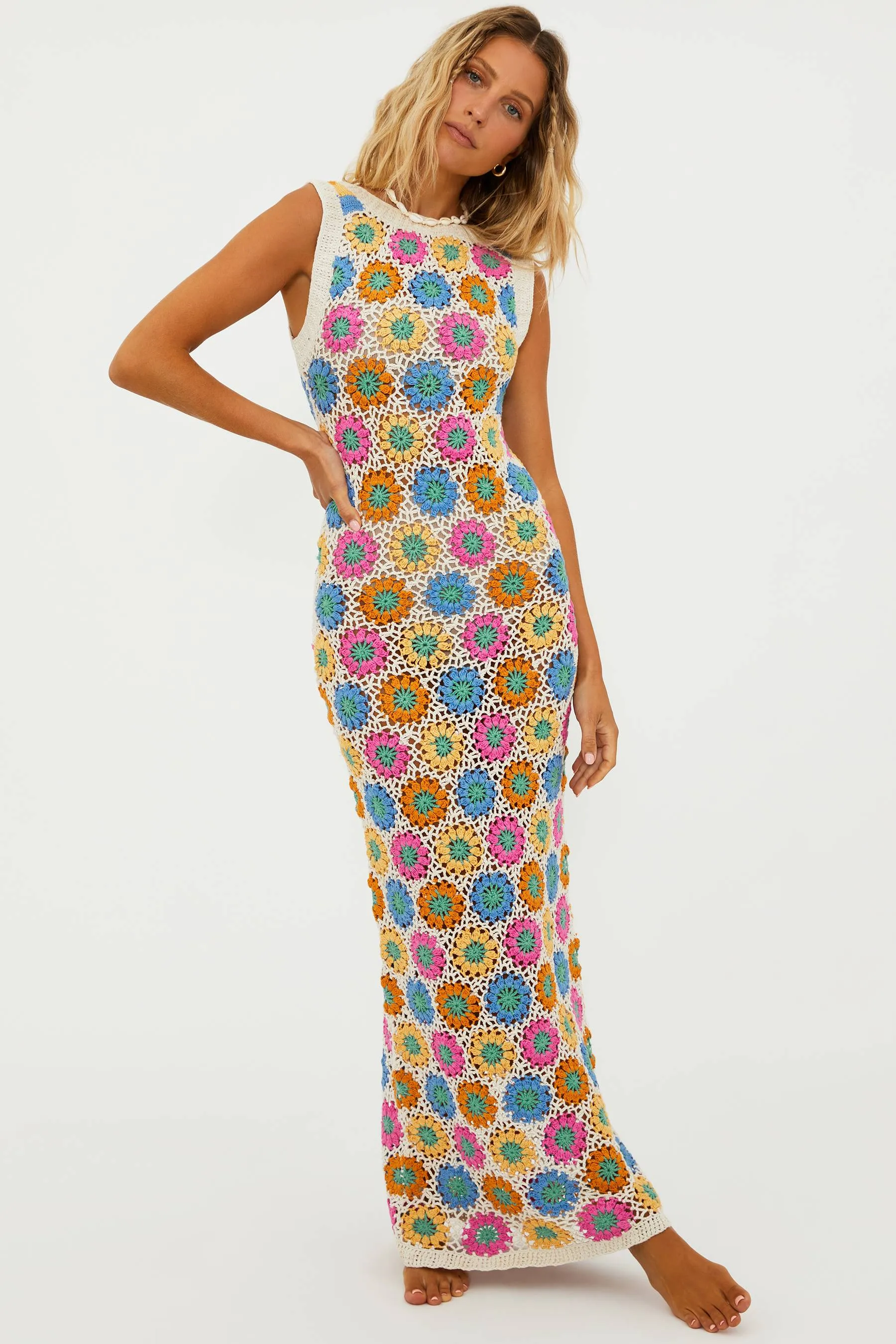 Fatima Dress Golden Hour Flower sold by Beach Riot product image thumbnail 5