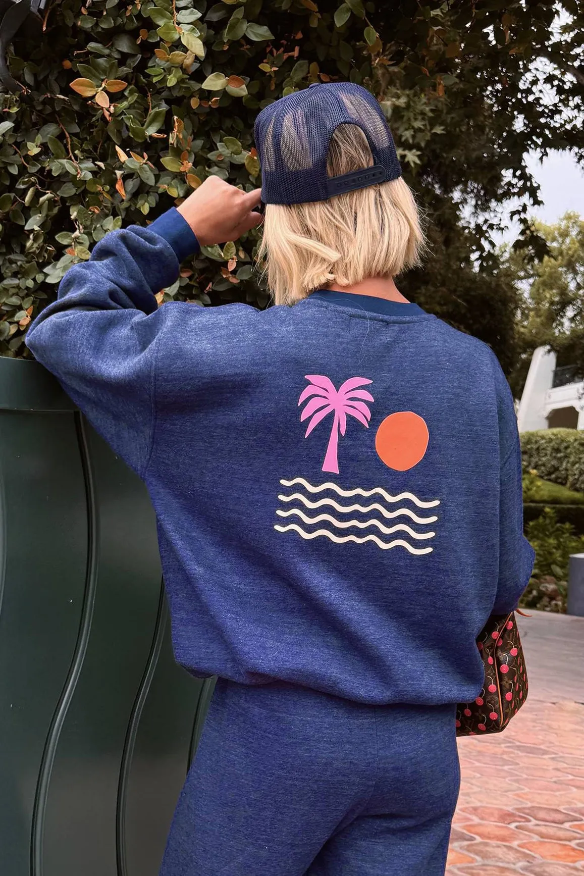 Apres Beach Trucker Hat Navy sold by Beach Riot product image thumbnail 3