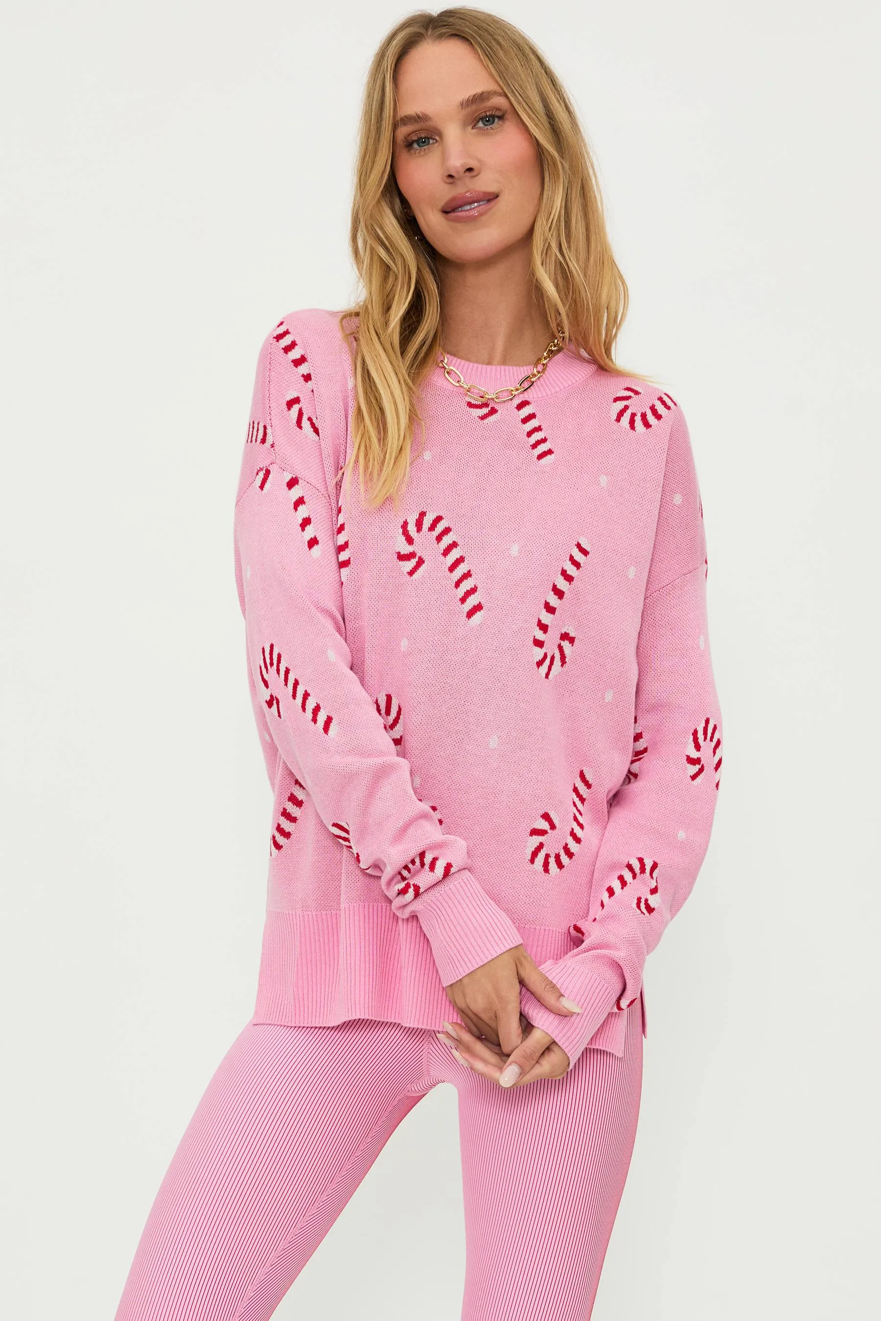 Callie Sweater Candy Cane sold by Beach Riot product image thumbnail 5