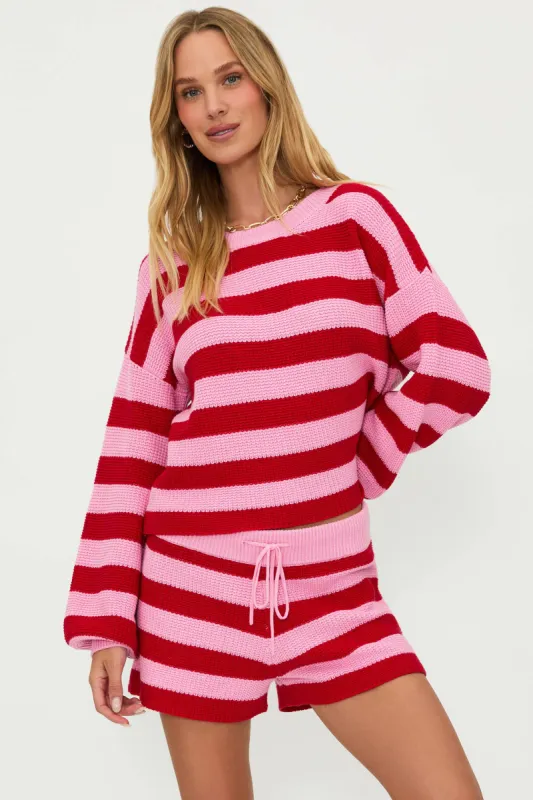 Ava Sweater Candy Cane Stripe sold by Beach Riot