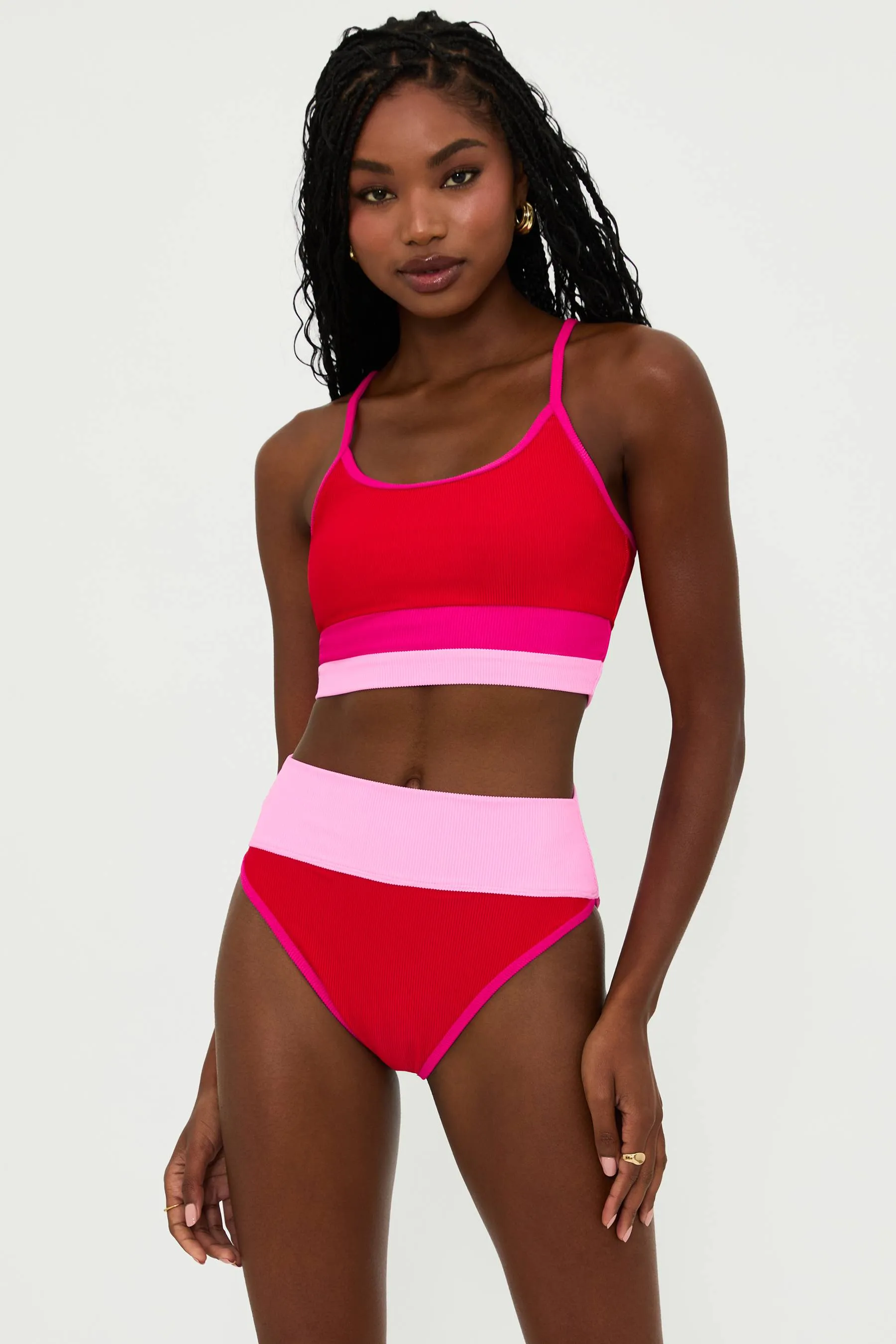 Eva Top Gumdrop Colorblock sold by Beach Riot