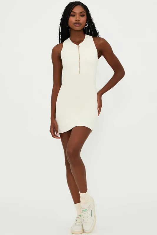 Matilda Dress Cream Cable sold by Beach Riot