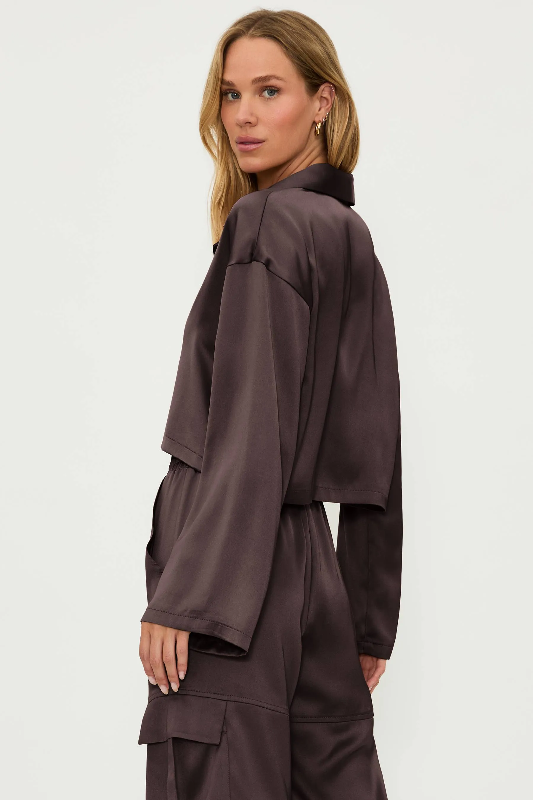 Vella Top Java Satin sold by Beach Riot product image thumbnail 2