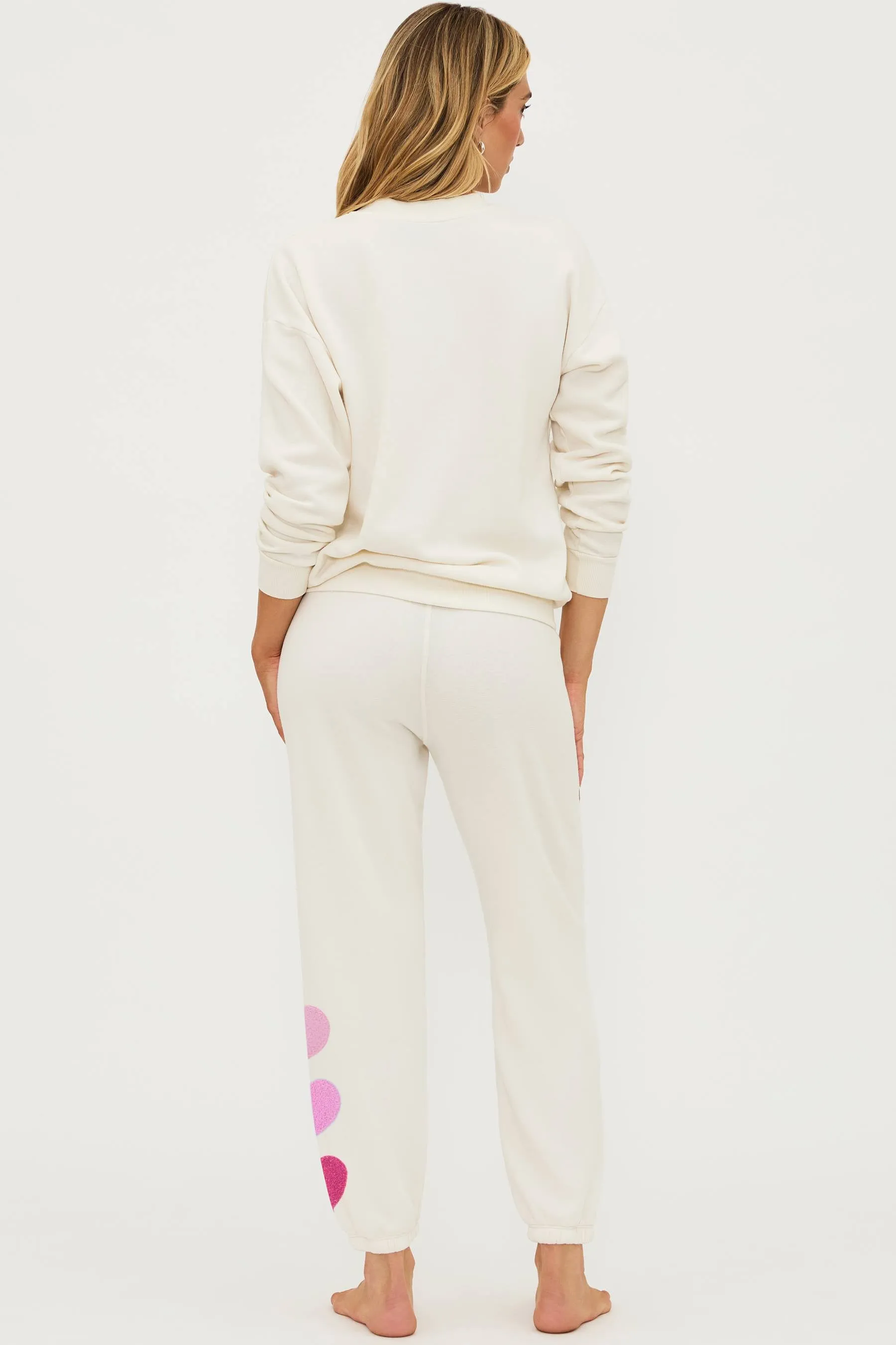 Georgie Pant XOXO Cream sold by Beach Riot product image thumbnail 2
