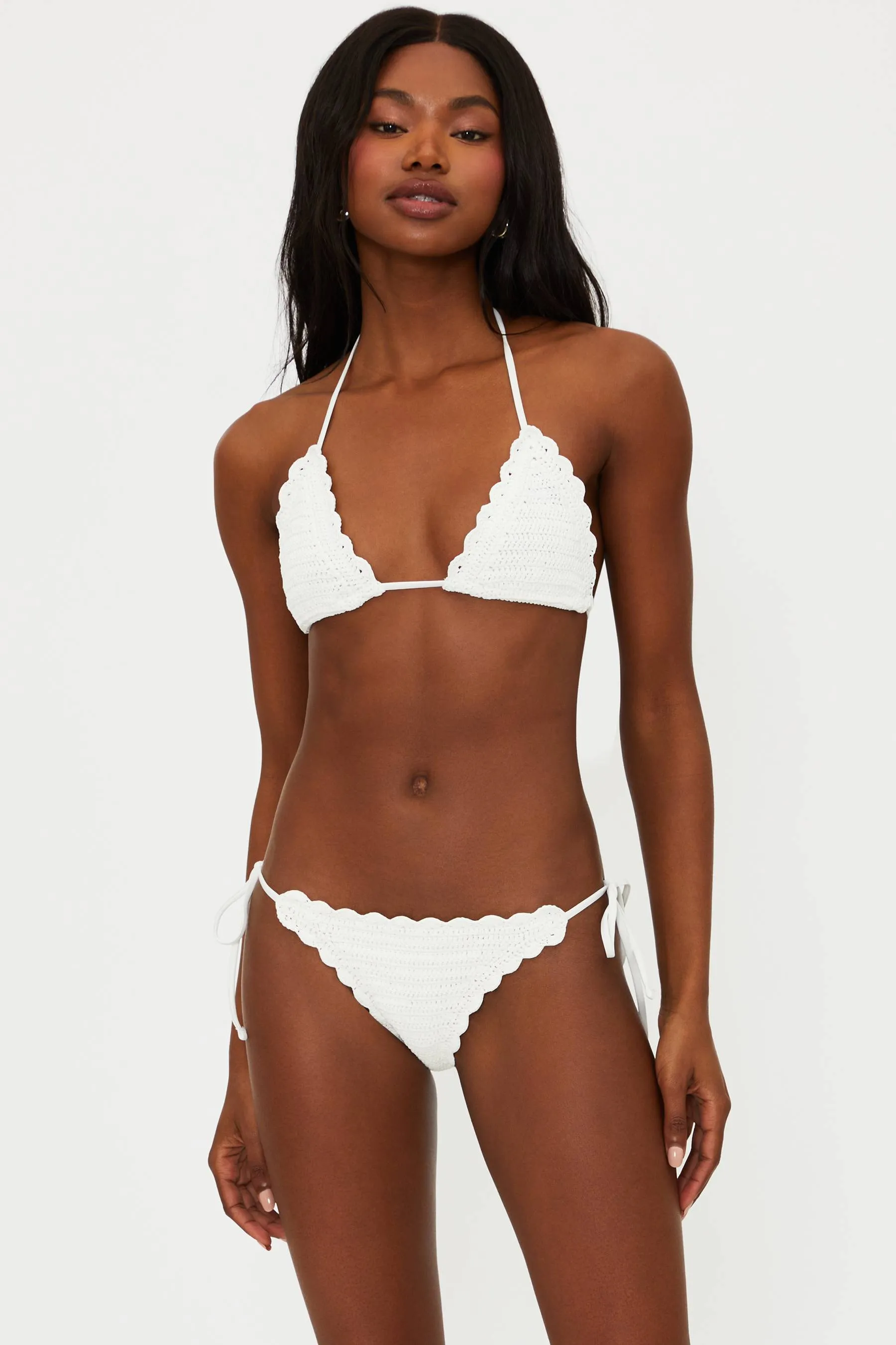 Soleil Bottom White Crochet sold by Beach Riot product image thumbnail 2