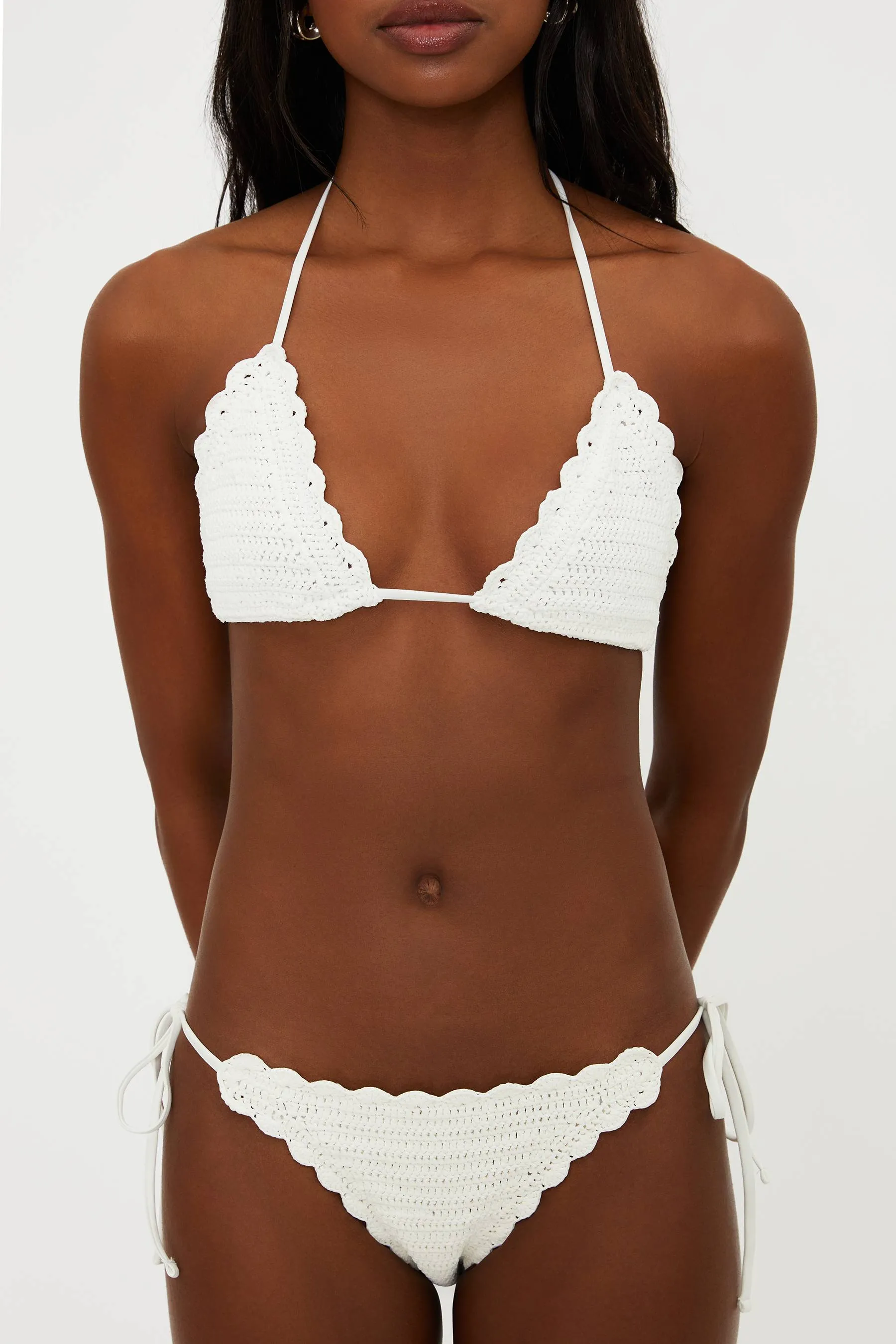 Soleil Bottom White Crochet sold by Beach Riot product image thumbnail 5