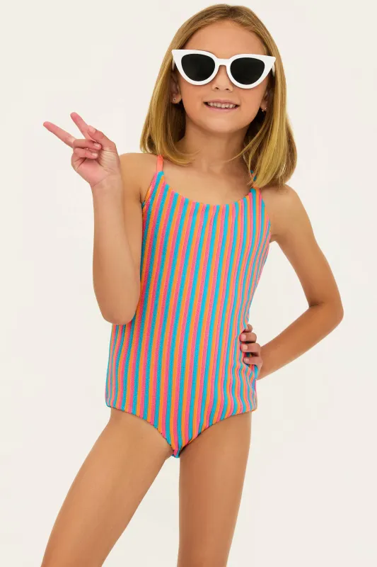 Little Julia One Piece Petal Stripes sold by Beach Riot