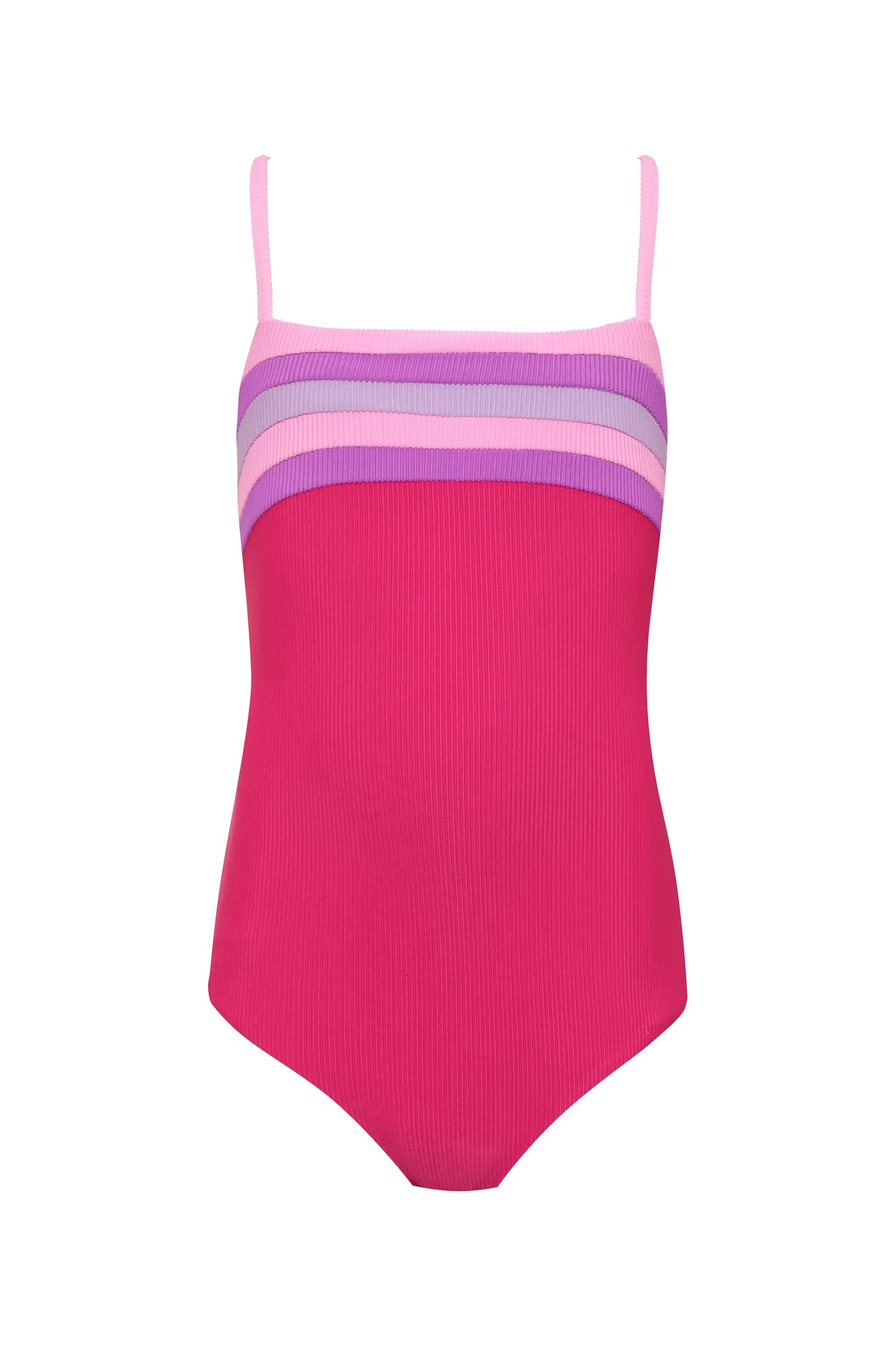 Little Jessa One Piece Raspberry Colorblock sold by Beach Riot product image thumbnail 2