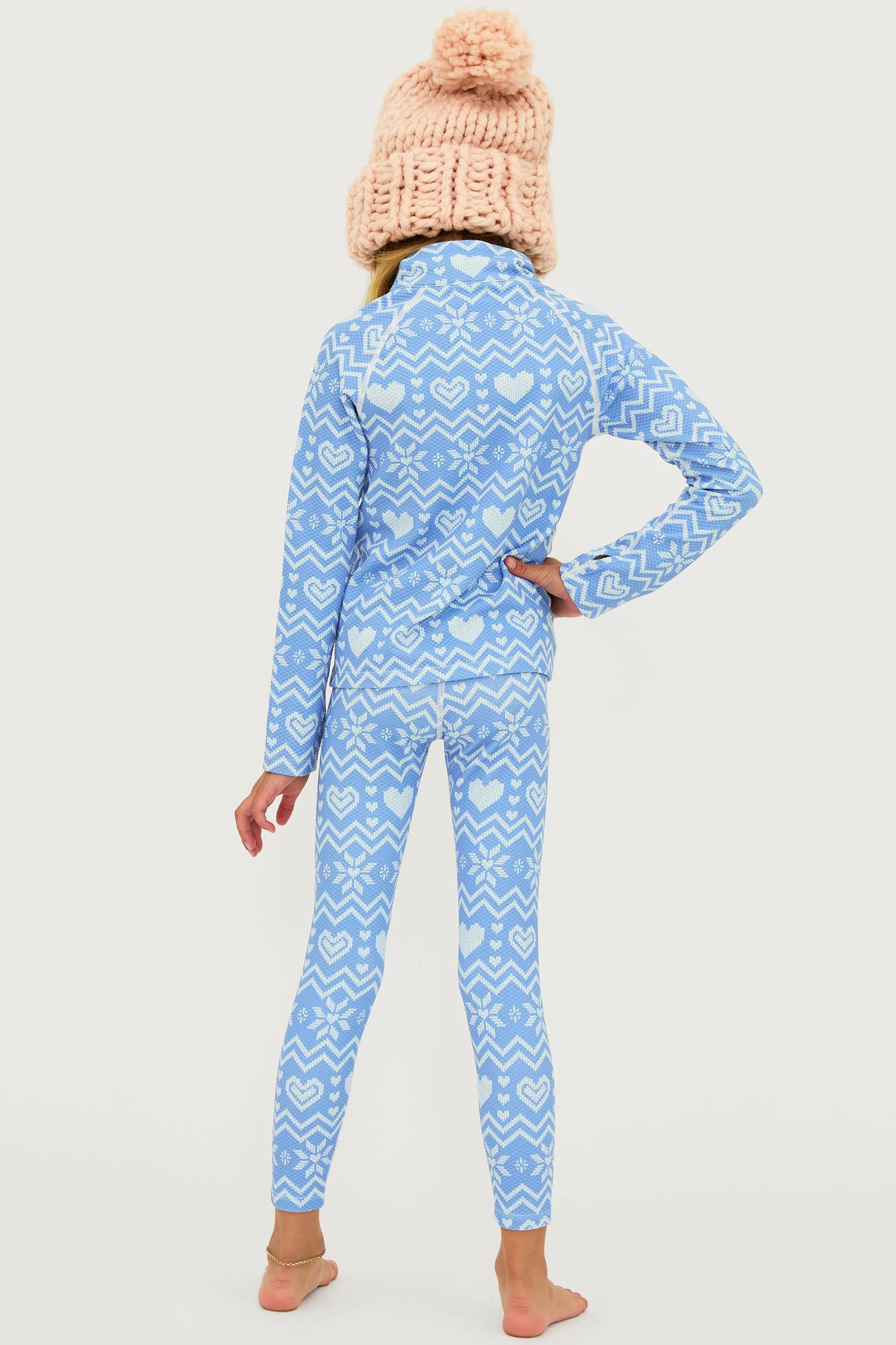 Little Peppa Legging Alps Fairisle Waffle sold by Beach Riot product image thumbnail 5