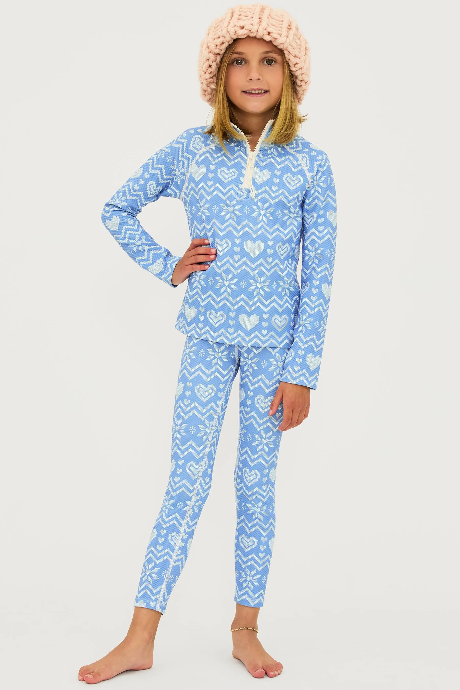 Little Peppa Legging Alps Fairisle Waffle sold by Beach Riot product image thumbnail 4