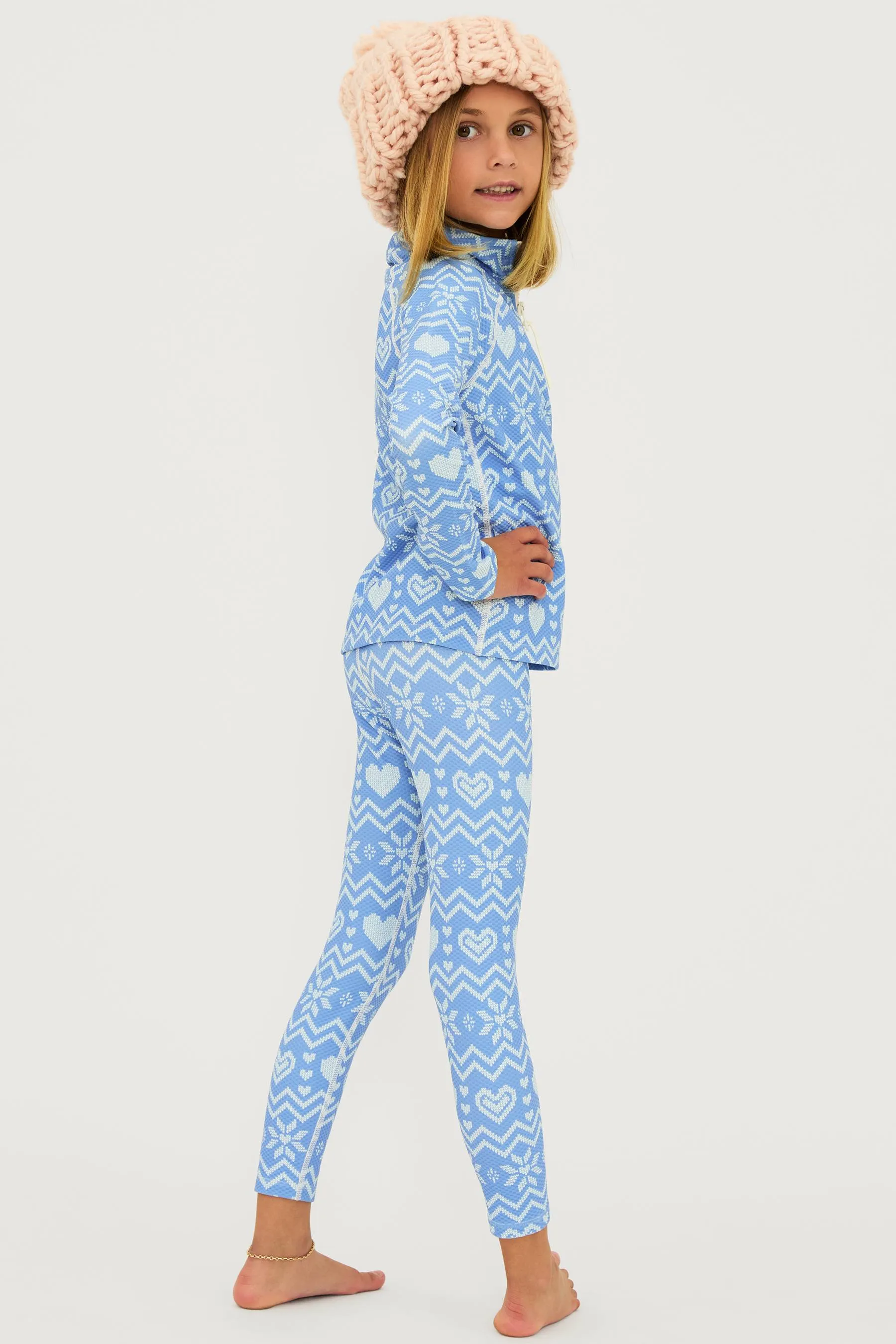 Little Peppa Legging Alps Fairisle Waffle sold by Beach Riot product image thumbnail 3