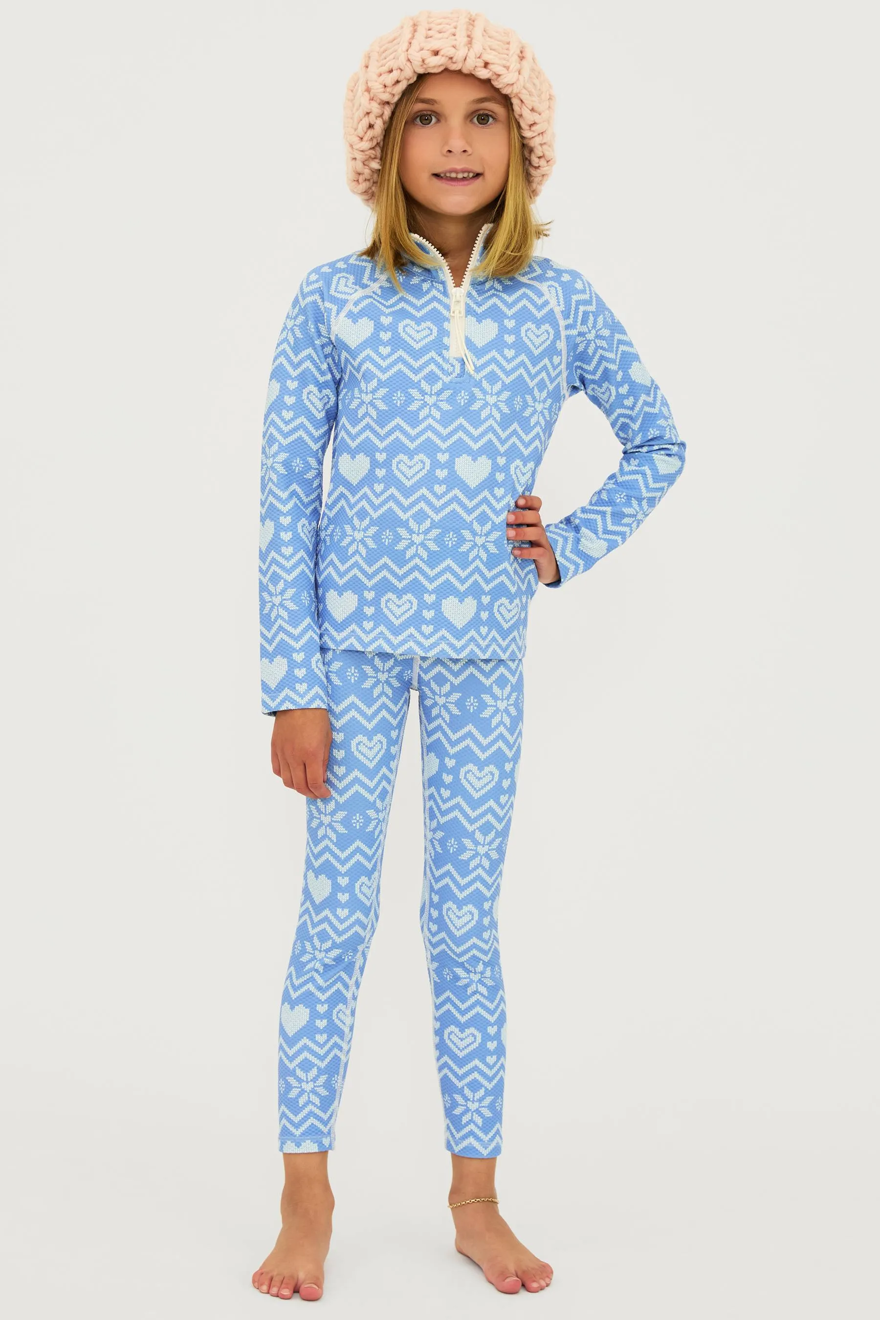 Little Peppa Legging Alps Fairisle Waffle sold by Beach Riot