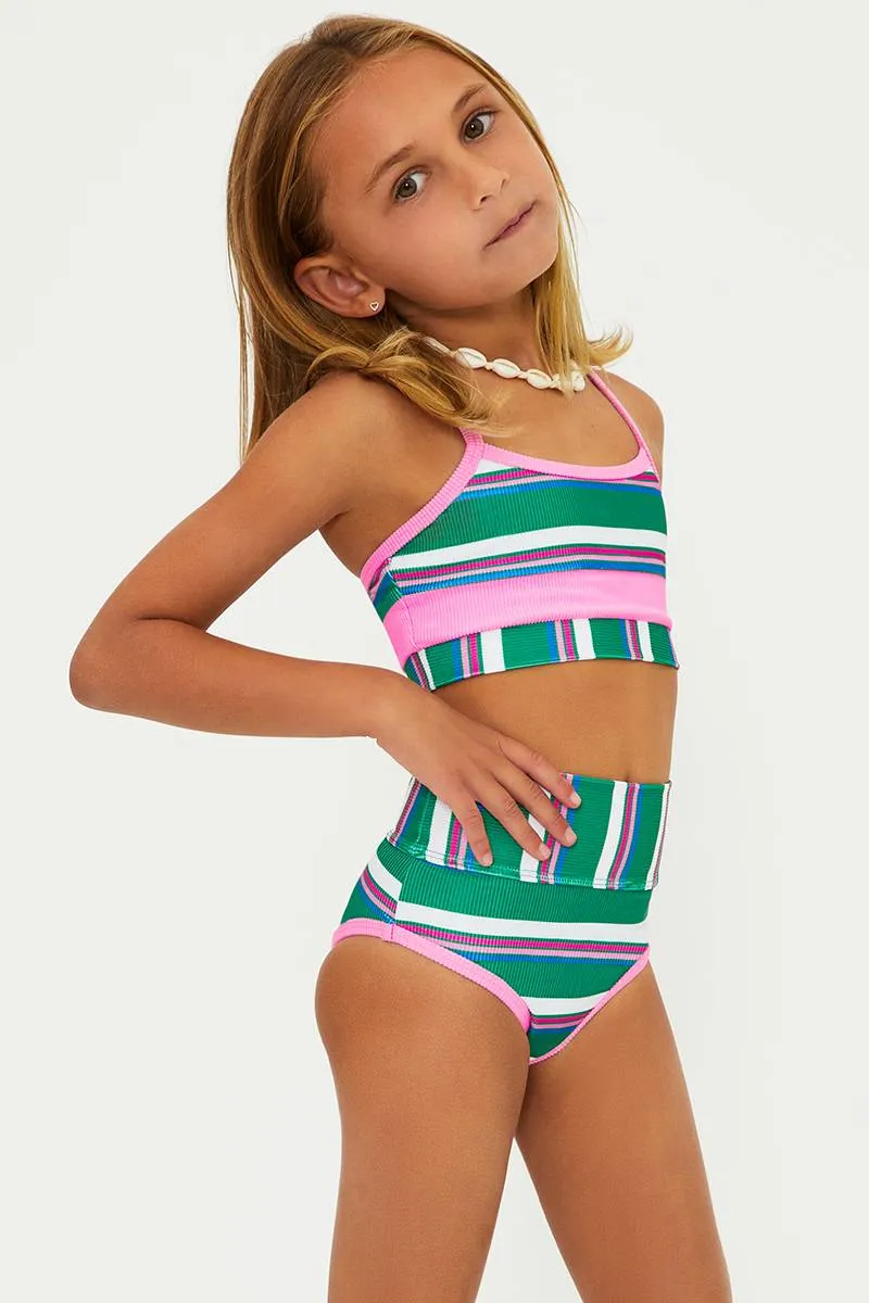 Little Eva & Emmie Set Jelly Bean Stripe sold by Beach Riot