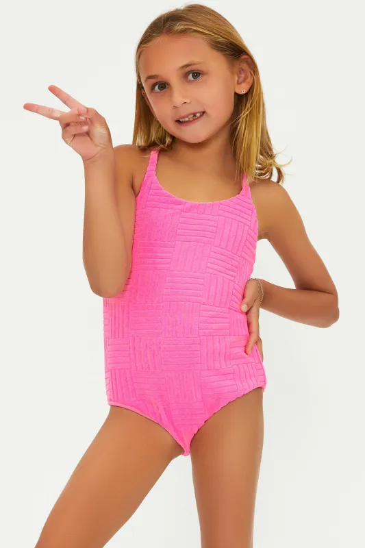 Little Julia One Piece Strawberry Moon Terry sold by Beach Riot