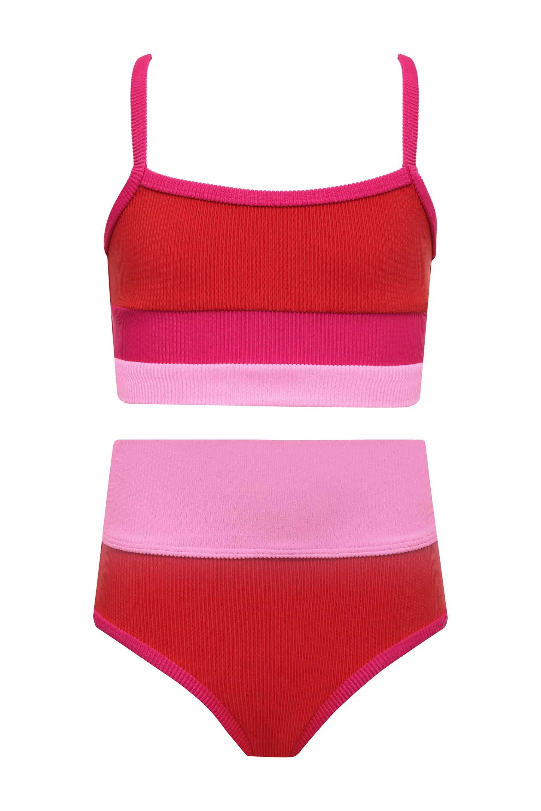 Little Eva & Emmie Set Gumdrop Colorblock sold by Beach Riot product image thumbnail 4