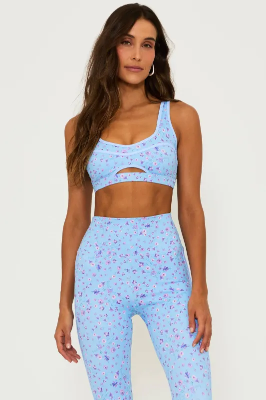 Moxie Top Iris Petal sold by Beach Riot