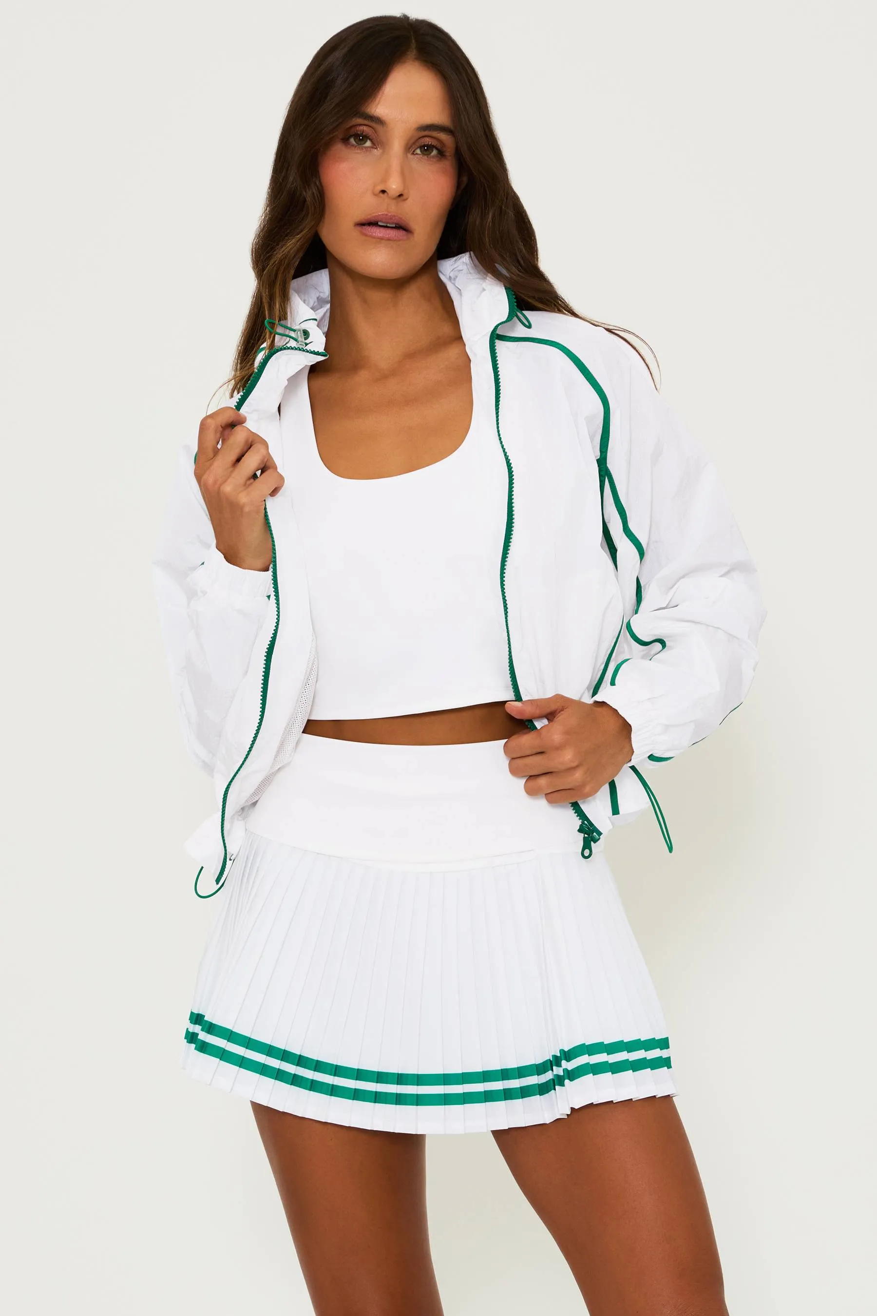 Casen Jacket Courtside White sold by Beach Riot product image thumbnail 3