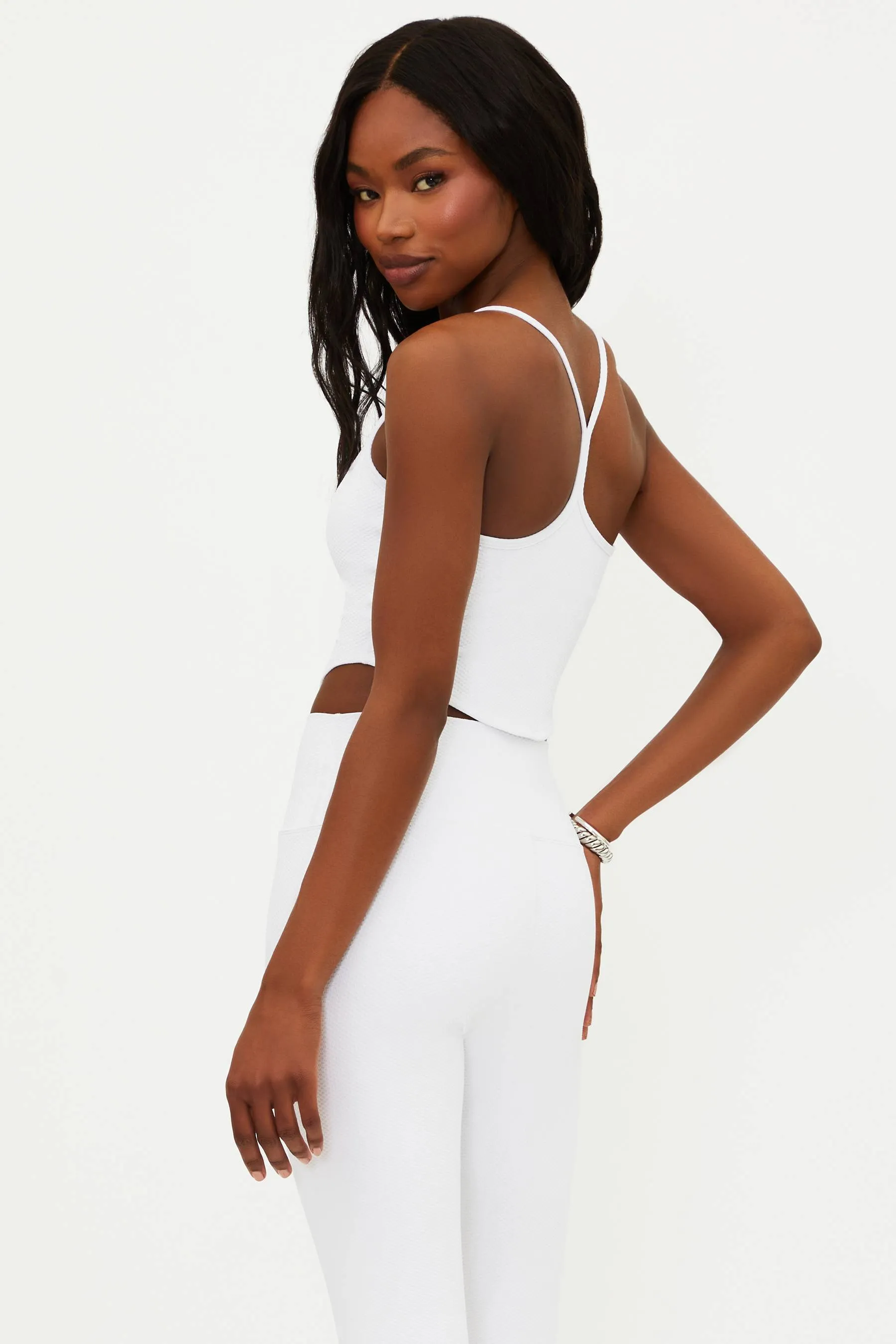 Joelle Top White Waffle sold by Beach Riot product image thumbnail 2