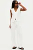 Amara Pant White Linen sold by Beach Riot