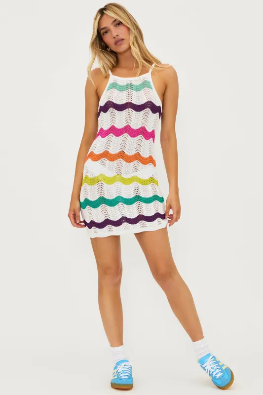 Tessie Dress Sunset Sherbert sold by Beach Riot