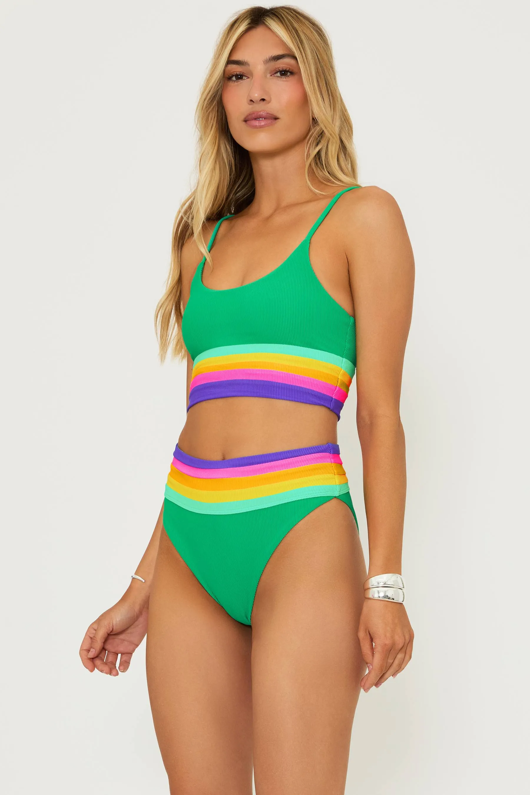 Mae Top Technicolor Colorblock sold by Beach Riot product image thumbnail 5