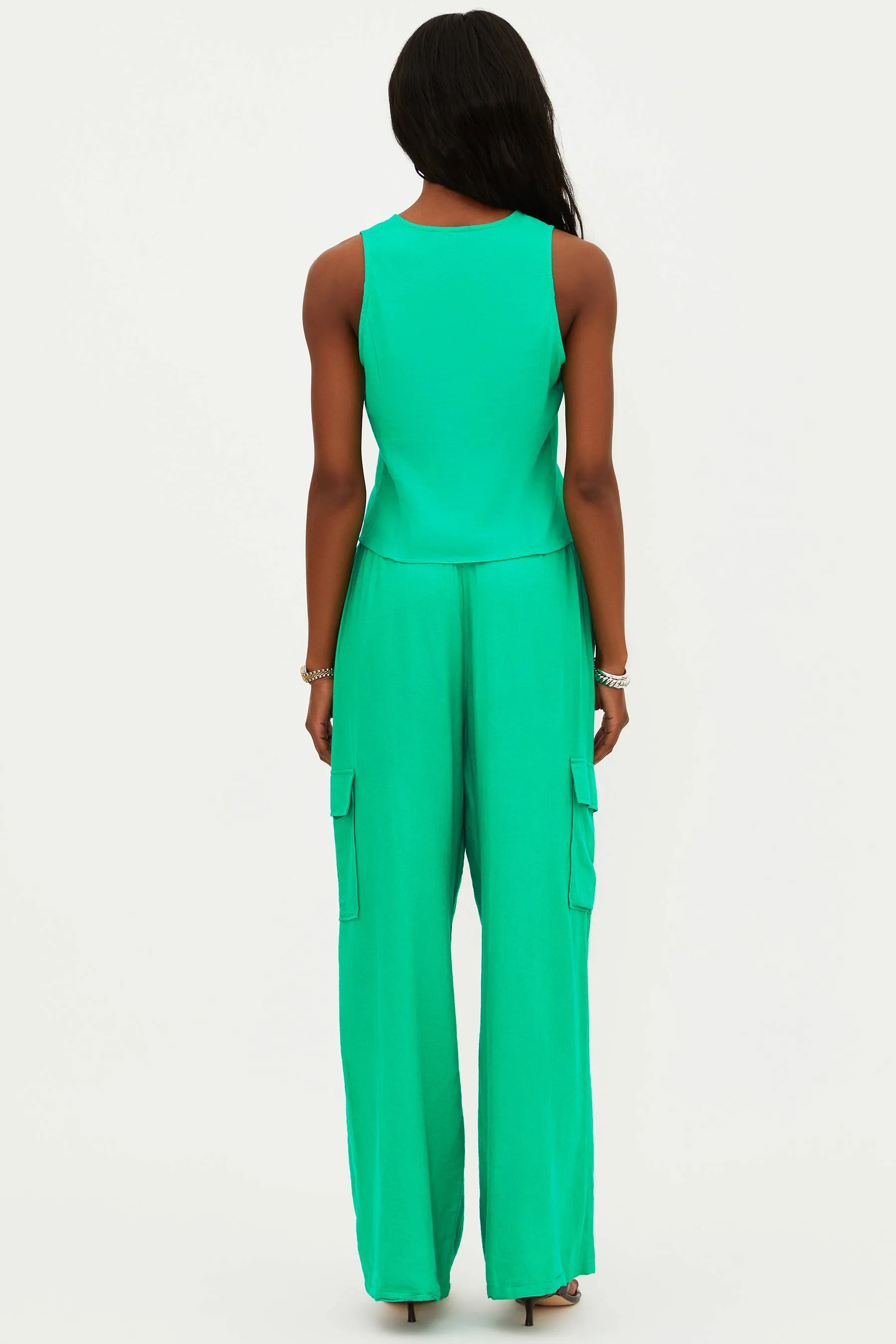 Amara Pant Mediterranean Mint sold by Beach Riot product image thumbnail 2
