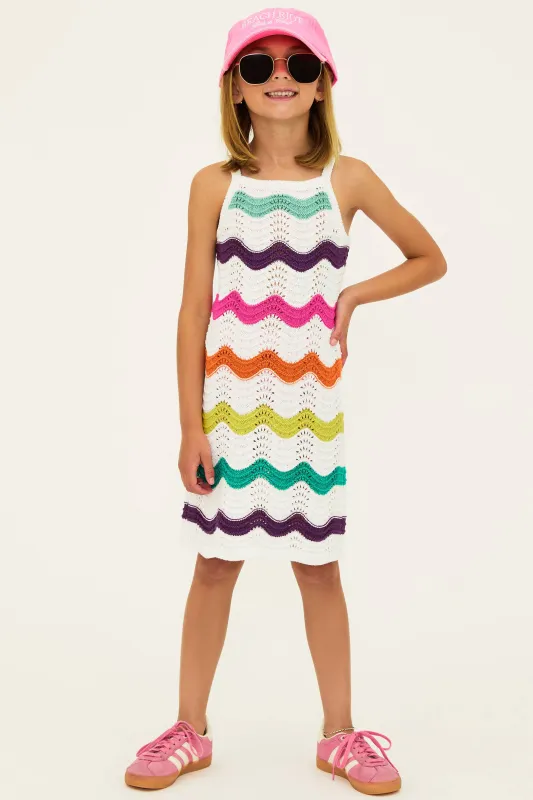 Little Tessie Dress Sunset Sherbert sold by Beach Riot