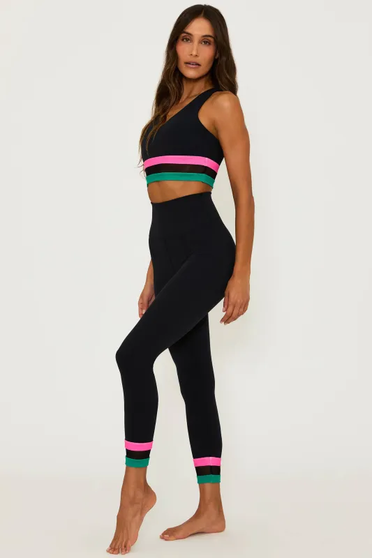 Asher 7/8 Legging Forest Lagoon Colorblock sold by Beach Riot