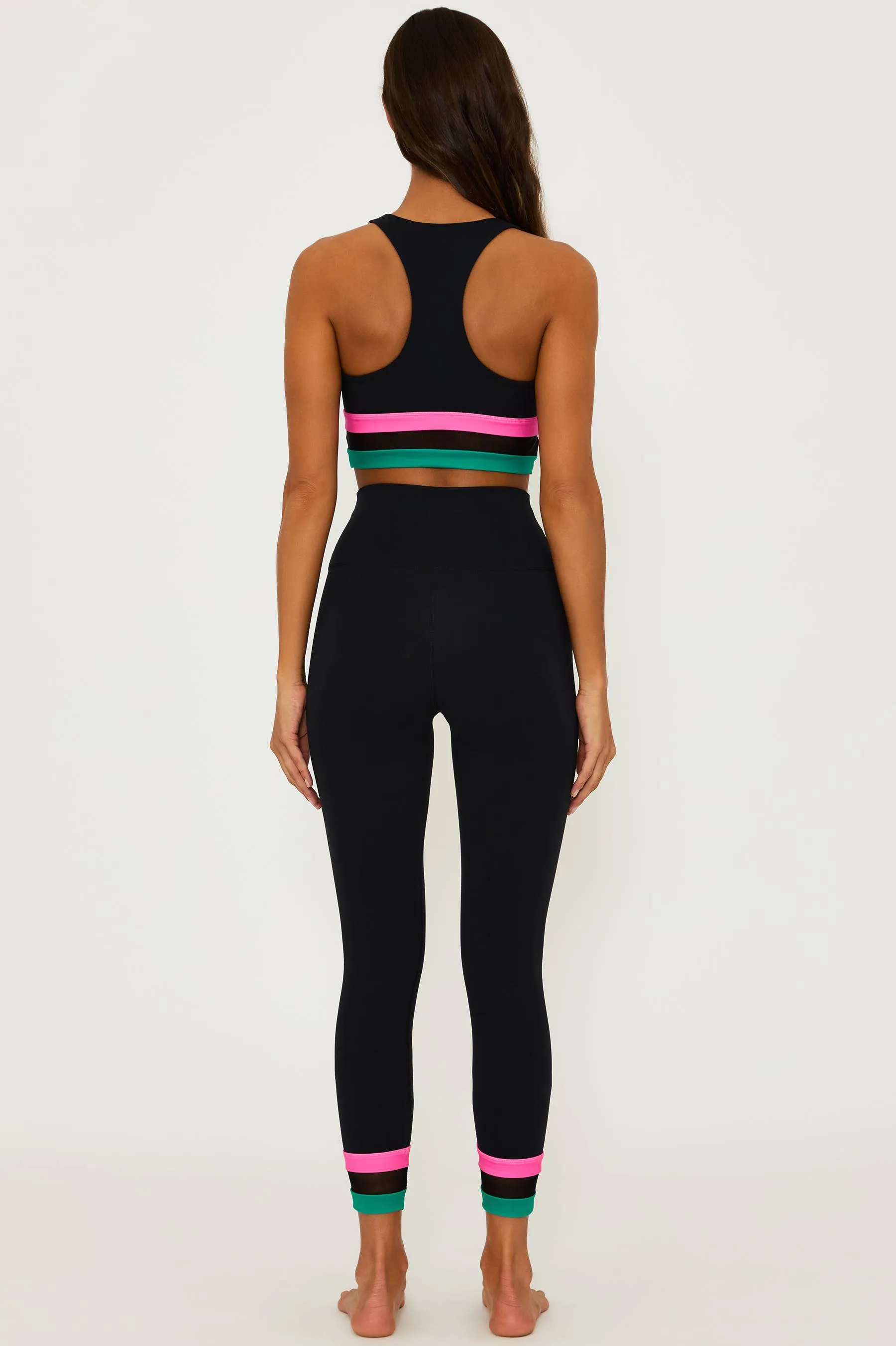 Asher 7/8 Legging Forest Lagoon Colorblock sold by Beach Riot product image thumbnail 5