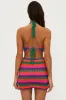 Carmen Top Technicolor Rays sold by Beach Riot