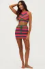 Alita Skirt Technicolor Rays sold by Beach Riot