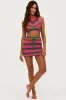 Alita Skirt Technicolor Rays sold by Beach Riot