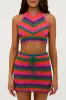 Alita Skirt Technicolor Rays sold by Beach Riot