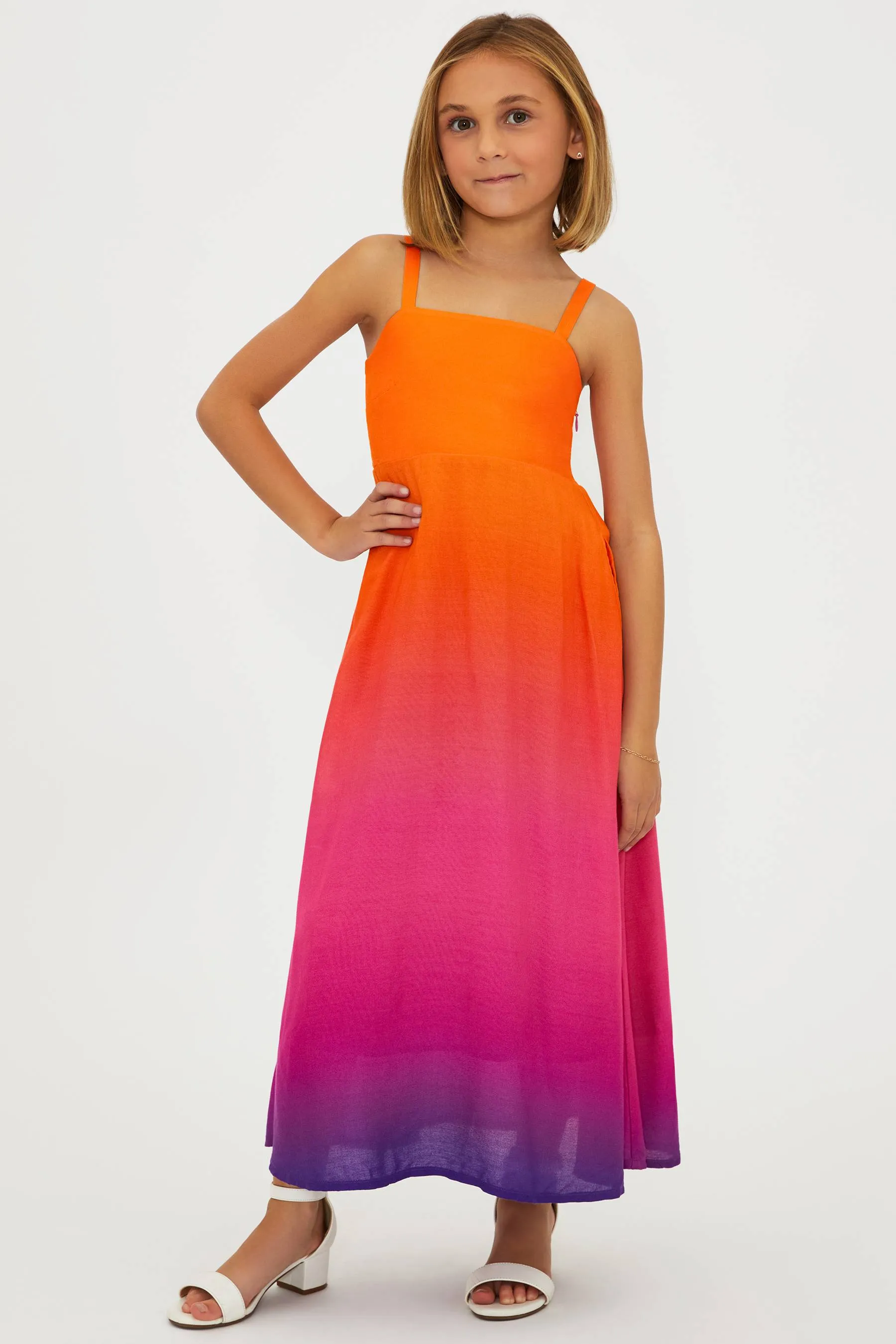 Little Rianne Dress Coral Bay Sunset sold by Beach Riot product image thumbnail 3