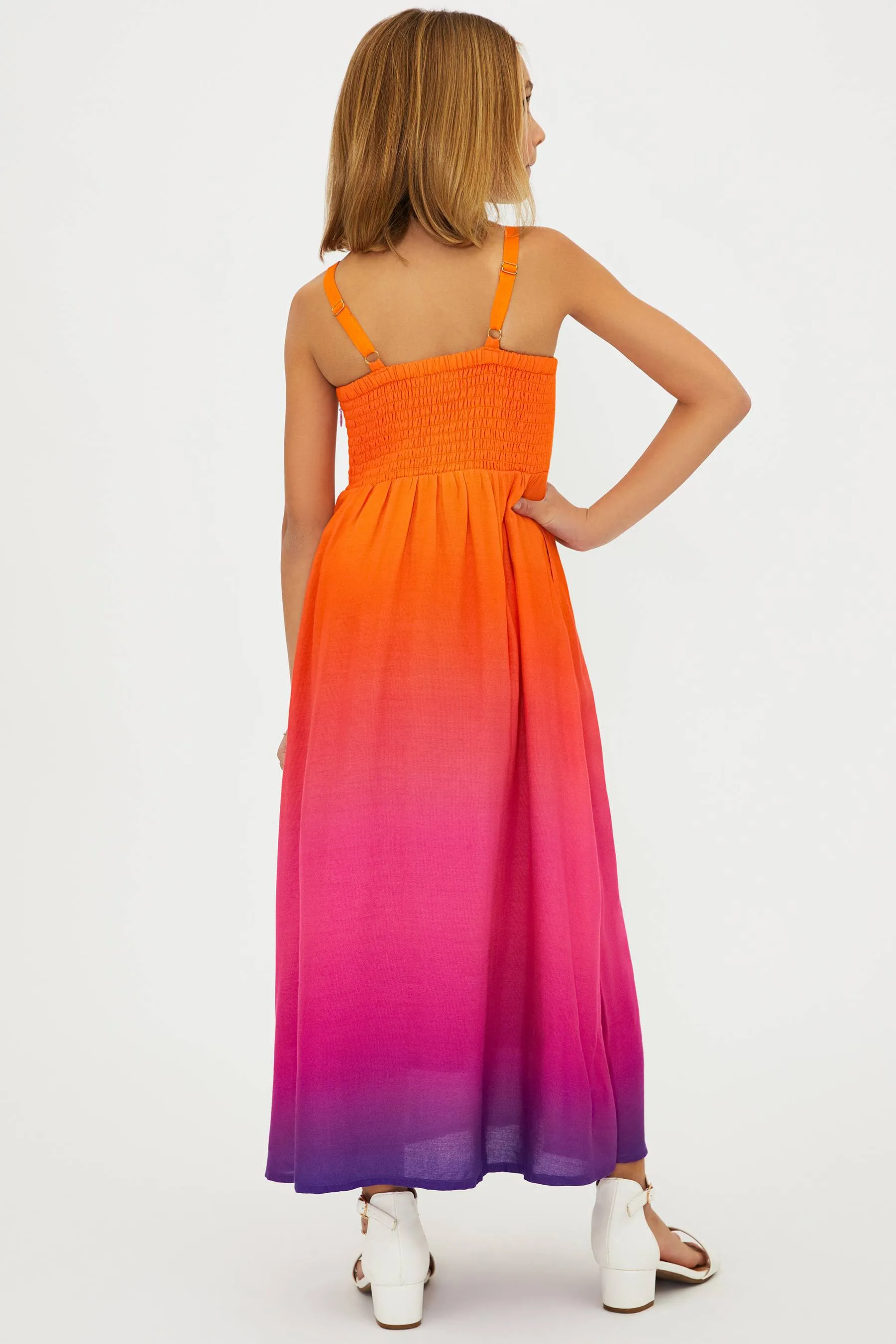 Little Rianne Dress Coral Bay Sunset sold by Beach Riot product image thumbnail 2