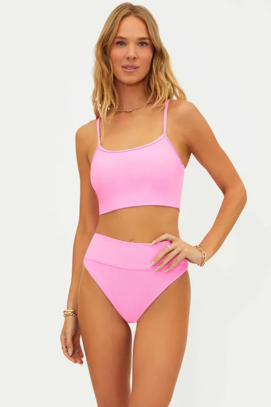 Elara Top Prism Pink sold by Beach Riot