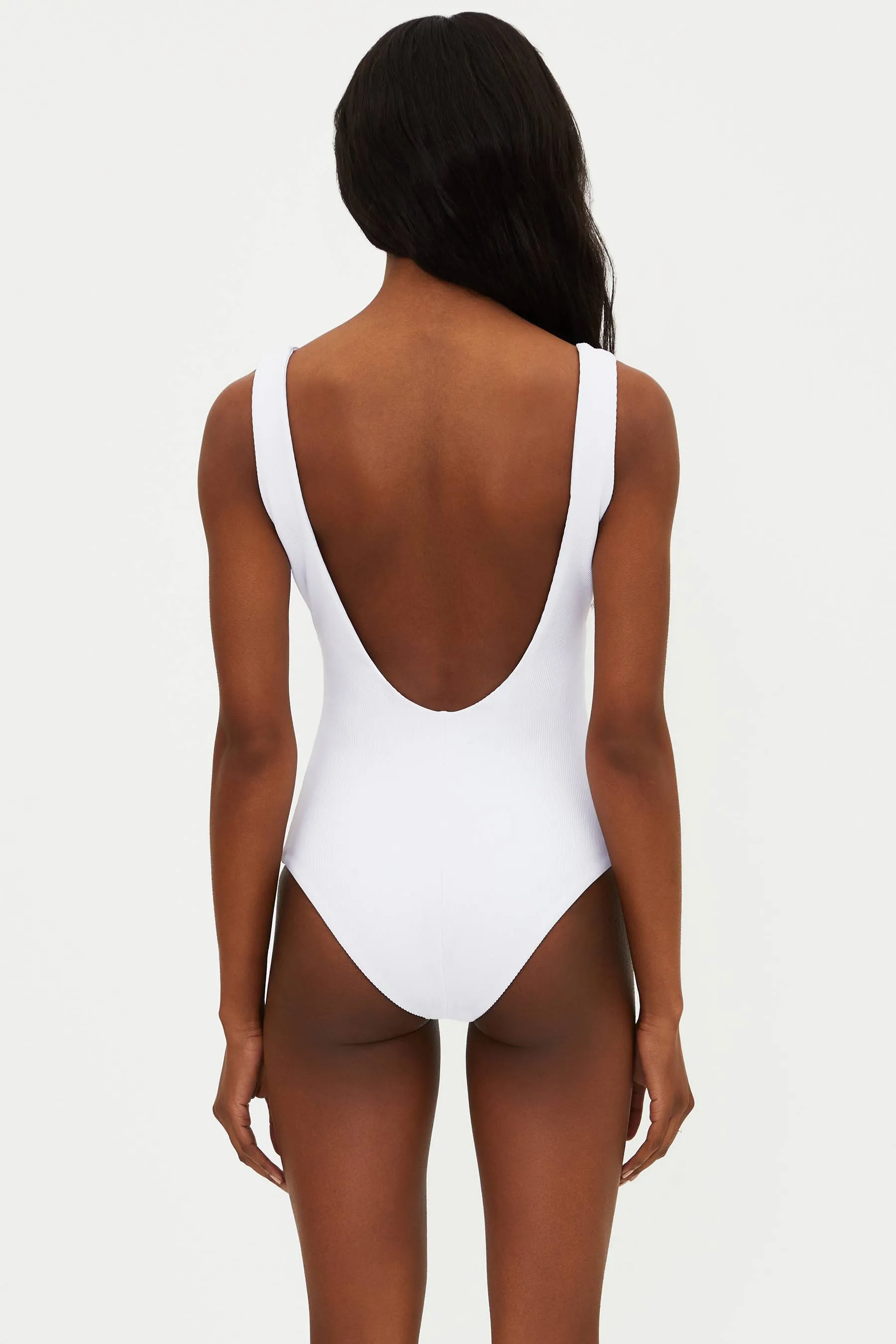 Tropez One Piece White sold by Beach Riot product image thumbnail 5