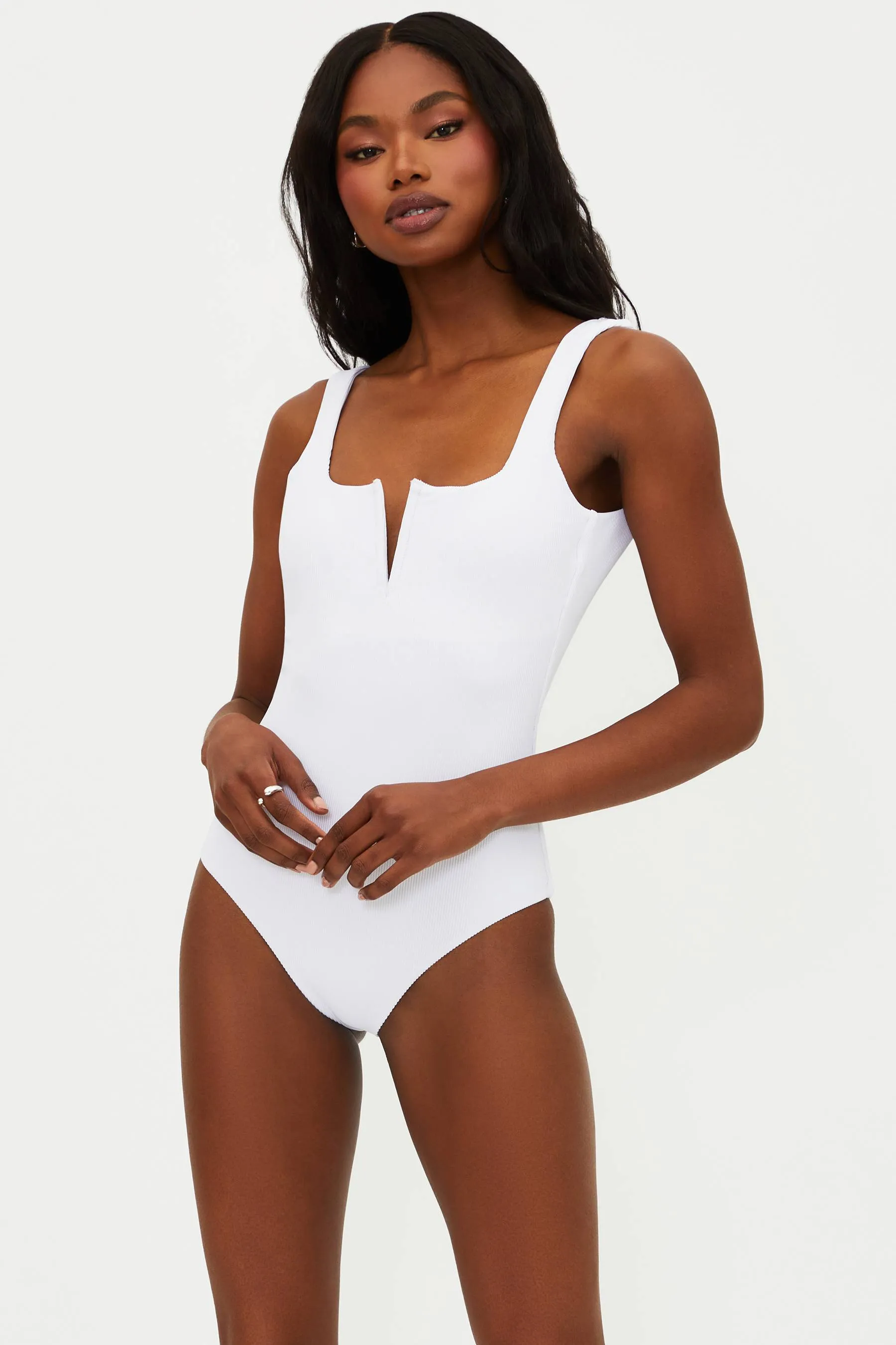Tropez One Piece White sold by Beach Riot product image thumbnail 4