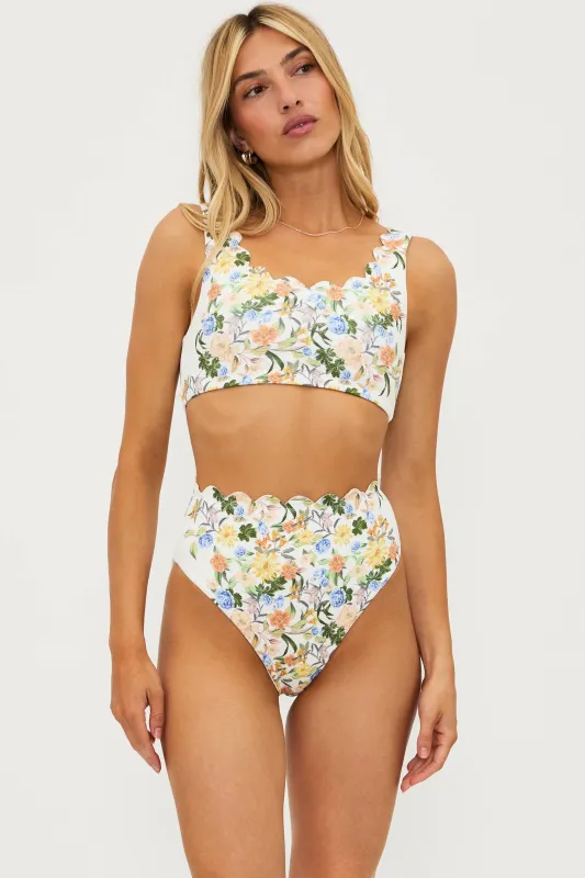 Madison Top Buttercream Bloom sold by Beach Riot