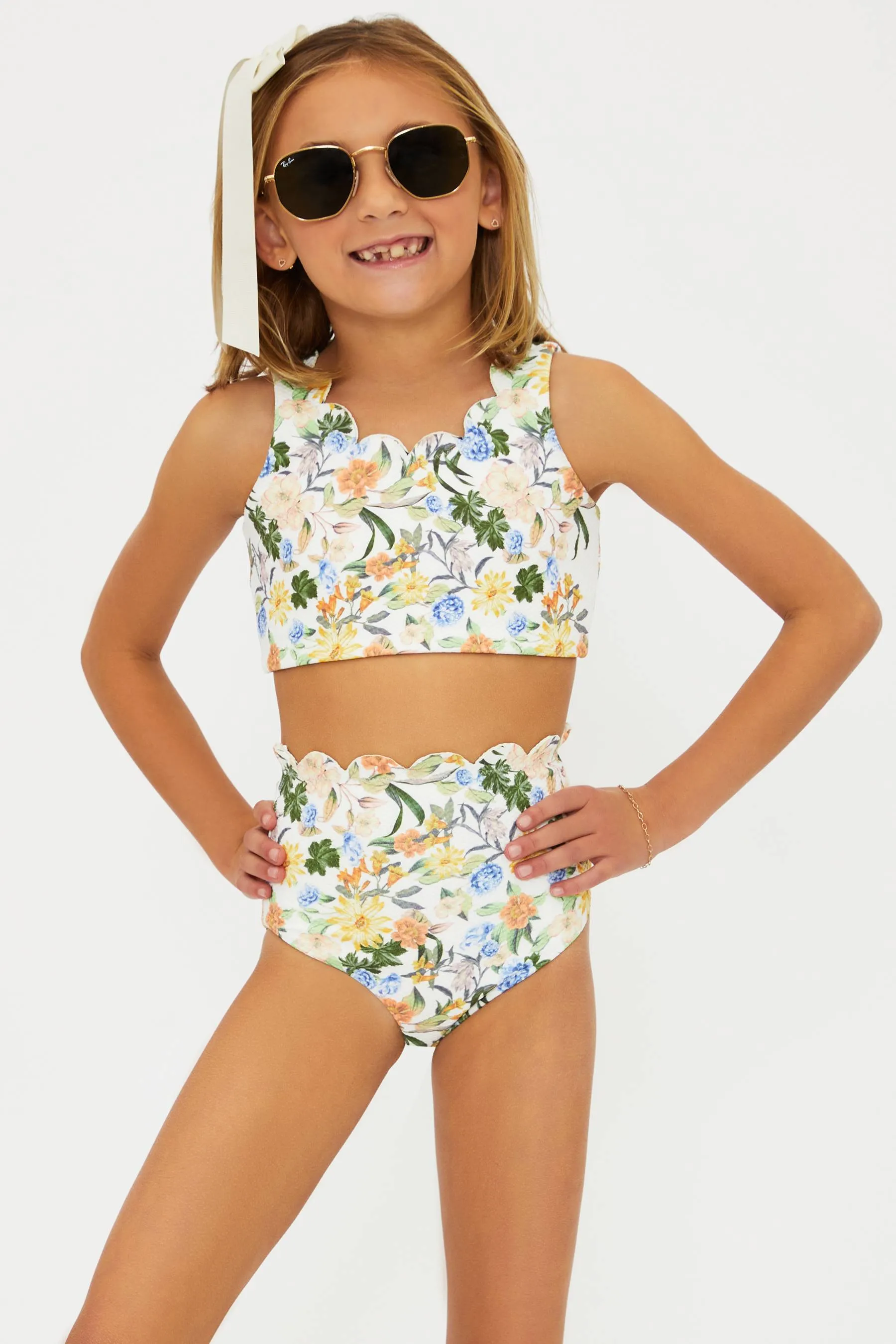 Little Madison & Bea Set Buttercream Bloom Waffle sold by Beach Riot product image thumbnail 3