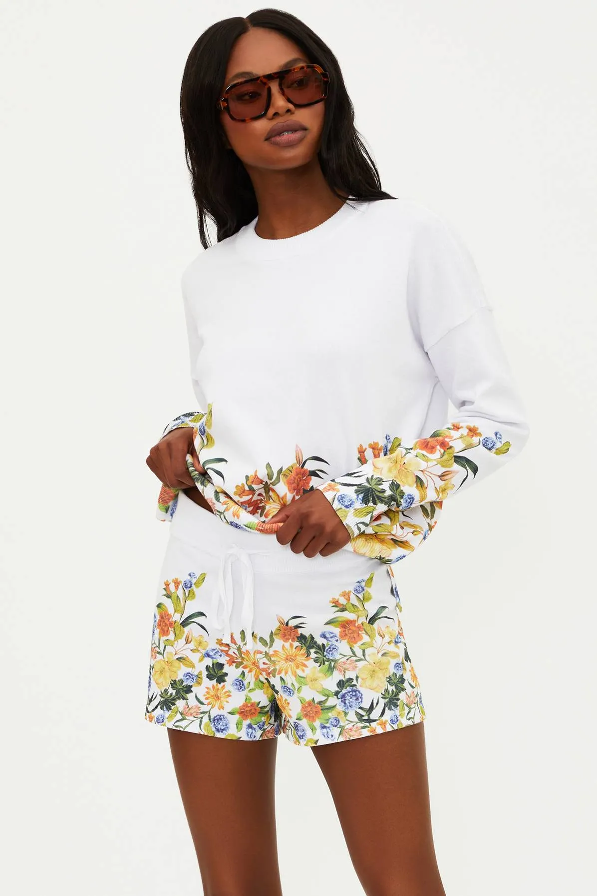 Callie Sweater Buttercream Bloom sold by Beach Riot product image thumbnail 3