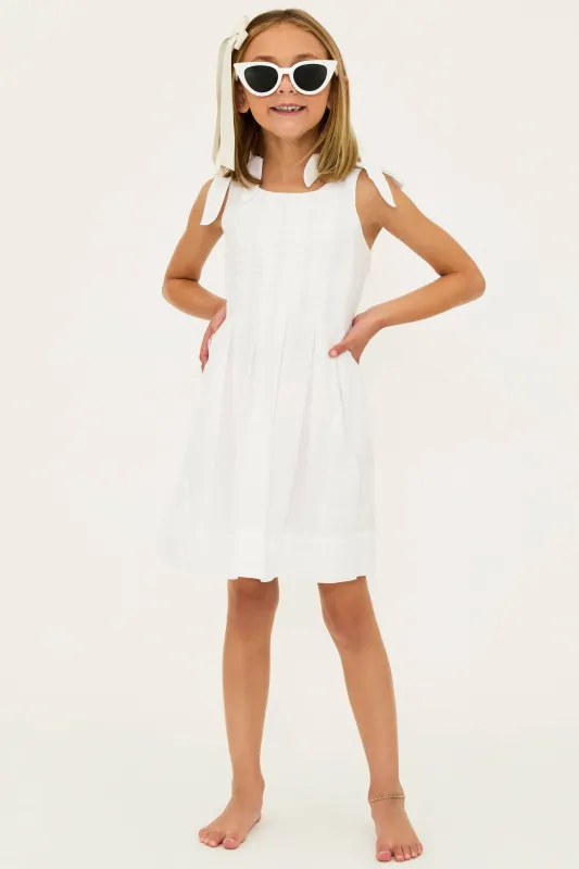 Little Jacey Dress White Magnolia sold by Beach Riot