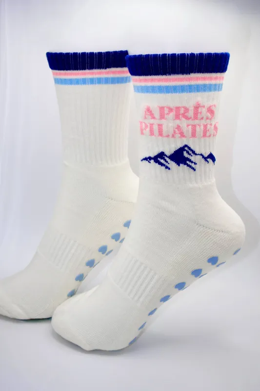 Lucky You Pilates Socks Aprés Pilates sold by Beach Riot