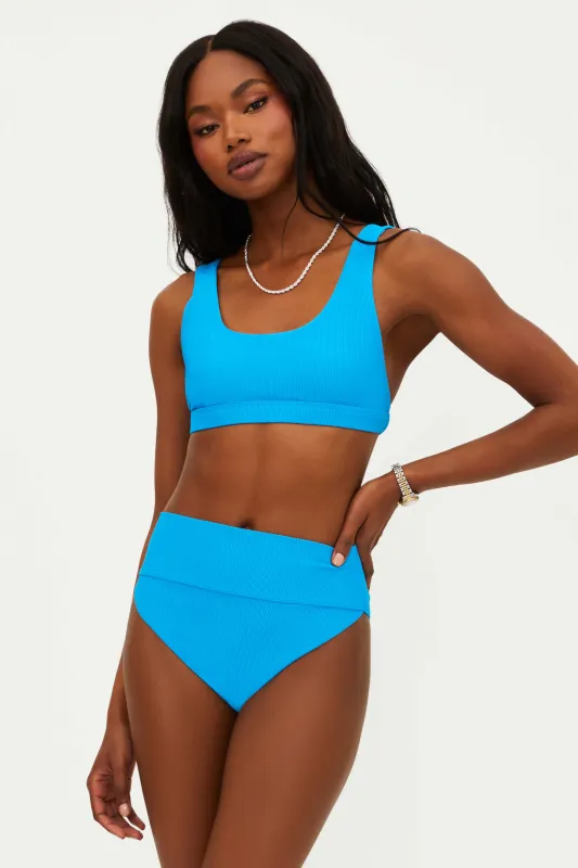 Peyton Top Riviera Blue sold by Beach Riot