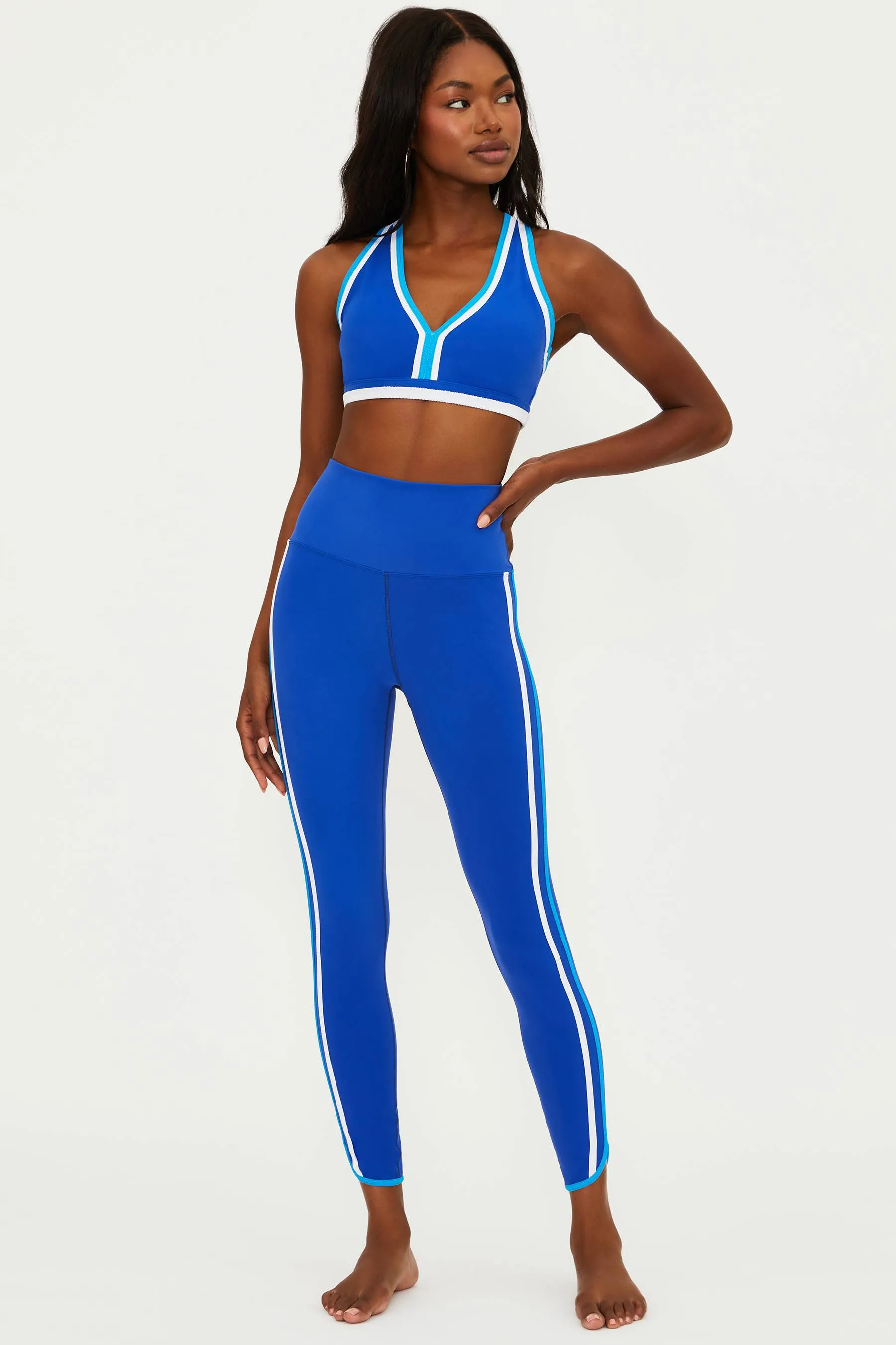 Nella Legging Riviera Azure sold by Beach Riot product image thumbnail 5