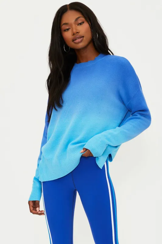 Callie Sweater Bluebell Two Tone made by Beach Riot