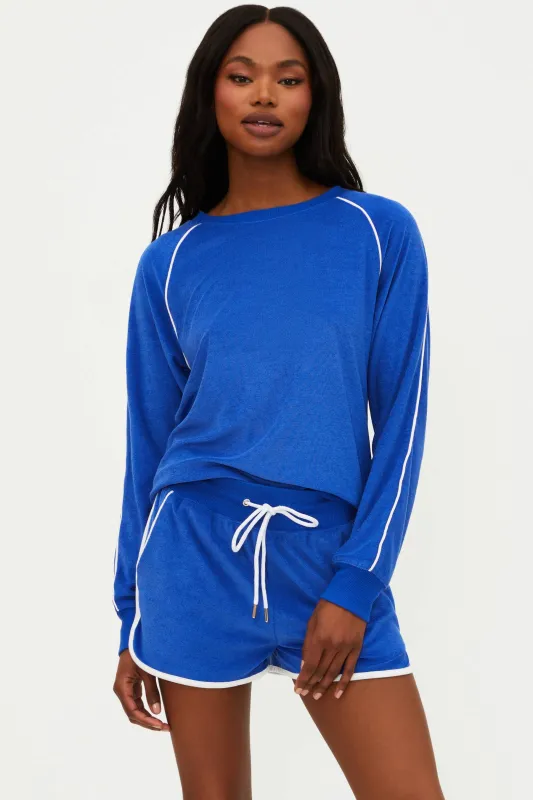 Greer Top Riviera Azure sold by Beach Riot
