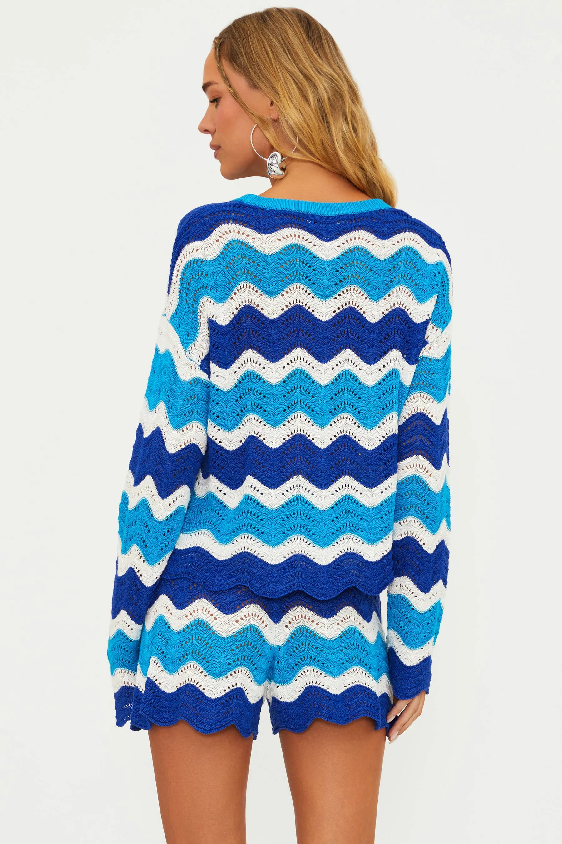 Beach Sweater Riviera Waves sold by Beach Riot product image thumbnail 2