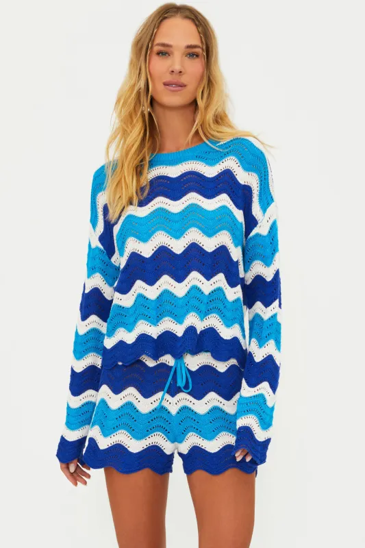 Beach Sweater Riviera Waves sold by Beach Riot