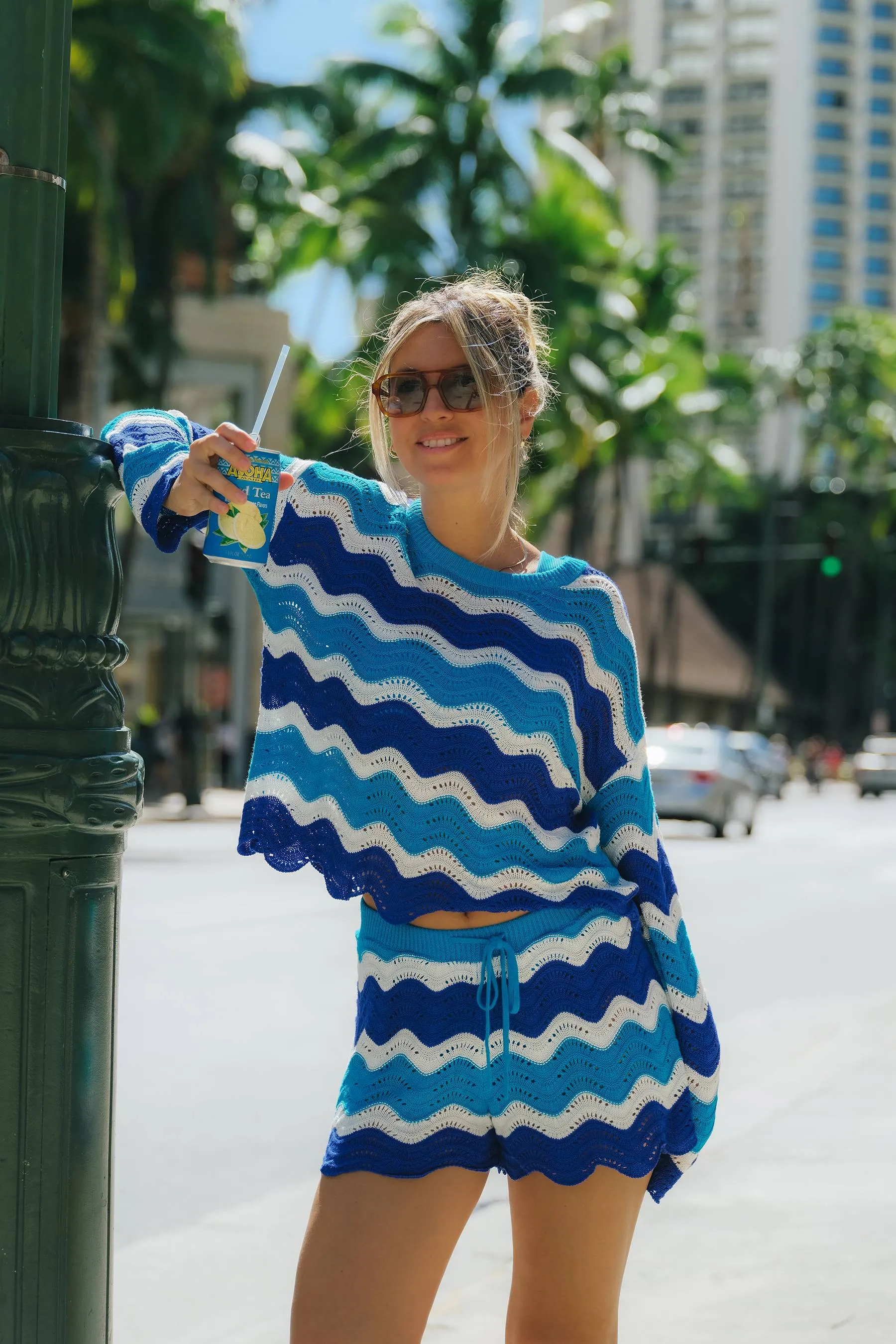 Beach Sweater Riviera Waves sold by Beach Riot product image thumbnail 3